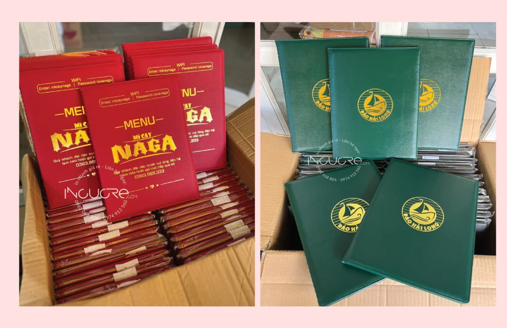 in menu bia da gia re