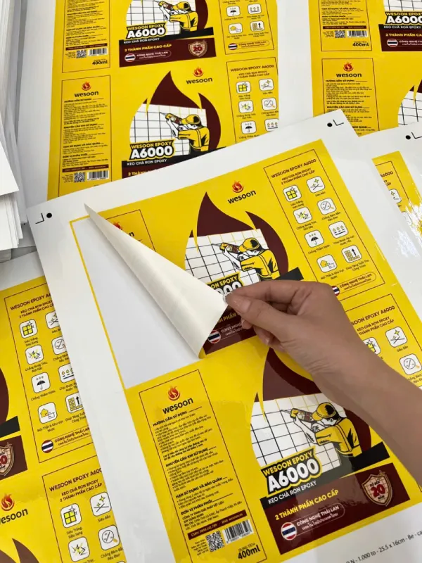Địa chỉ in decal giấy ở uy tín tại HCM