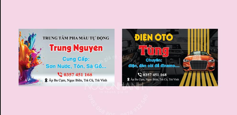 In Card Visit Giá Rẻ Đường Lý Thái Tổ