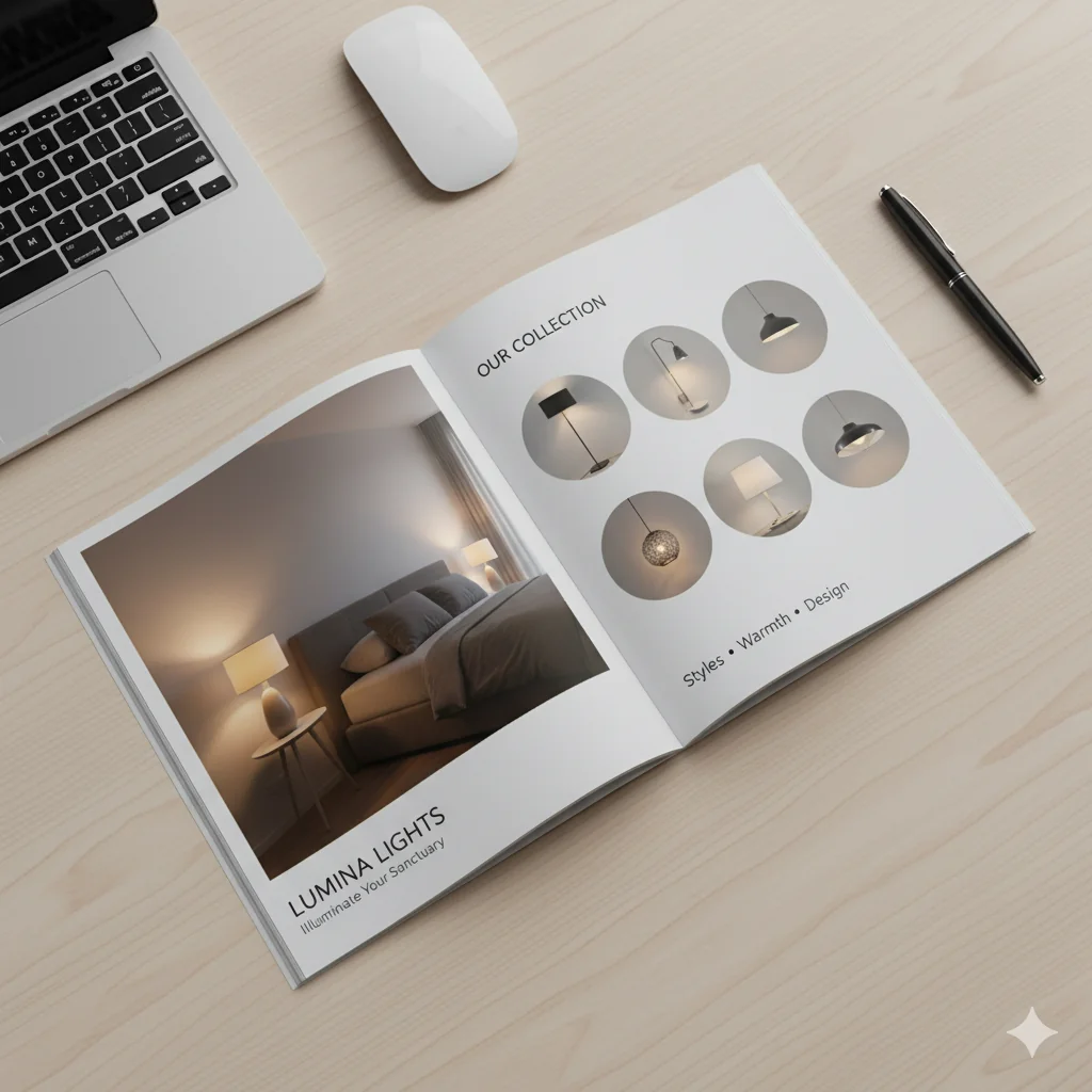 Mẫu Profile Giới Thiệu Đèn Phòng Ngủ Thiết Kế In Ấn Tại In Cực Rẻ