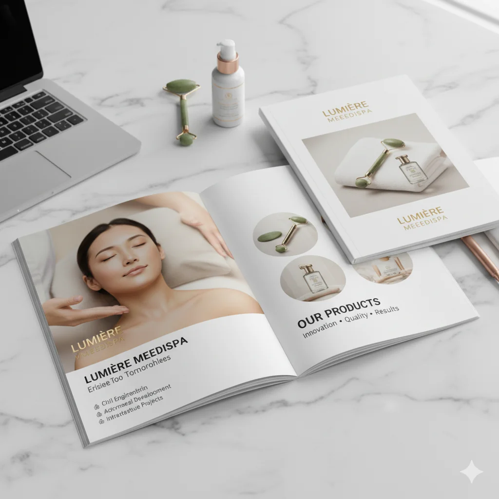 Mẫu Profile Giới Thiệu Mỹ Phẩm Thiết Kế In Ấn Tại In Cực Rẻ