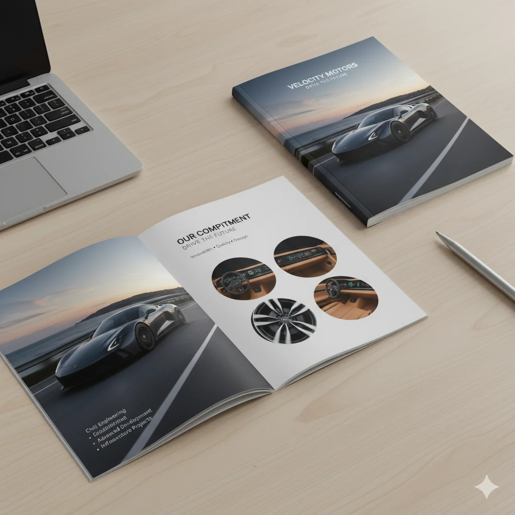 Mẫu Profile Nội Thất Xe Hơi Thiết Kế In Ấn Tại In Cực Rẻ