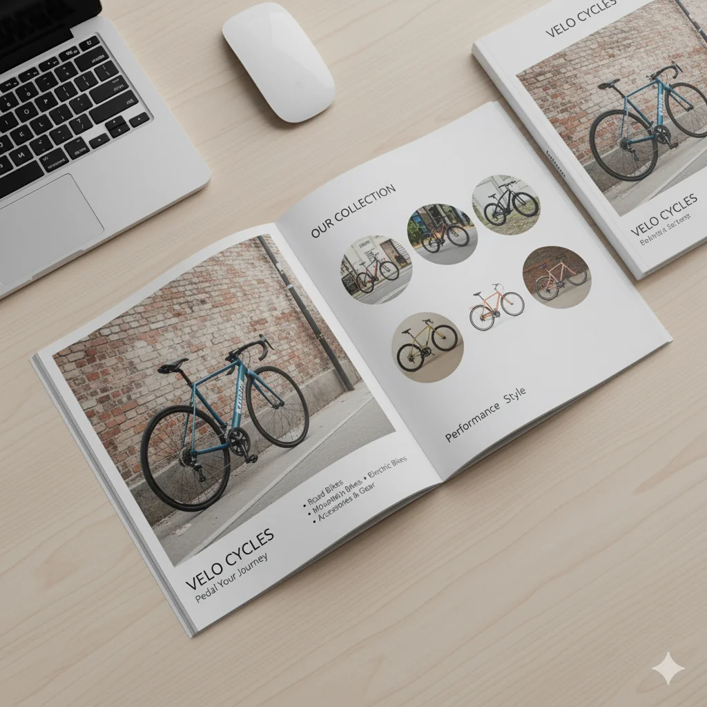 Mẫu Profile Sản Phẩm Xe Đạp Thiết Kế In Ấn Tại In Cực Rẻ