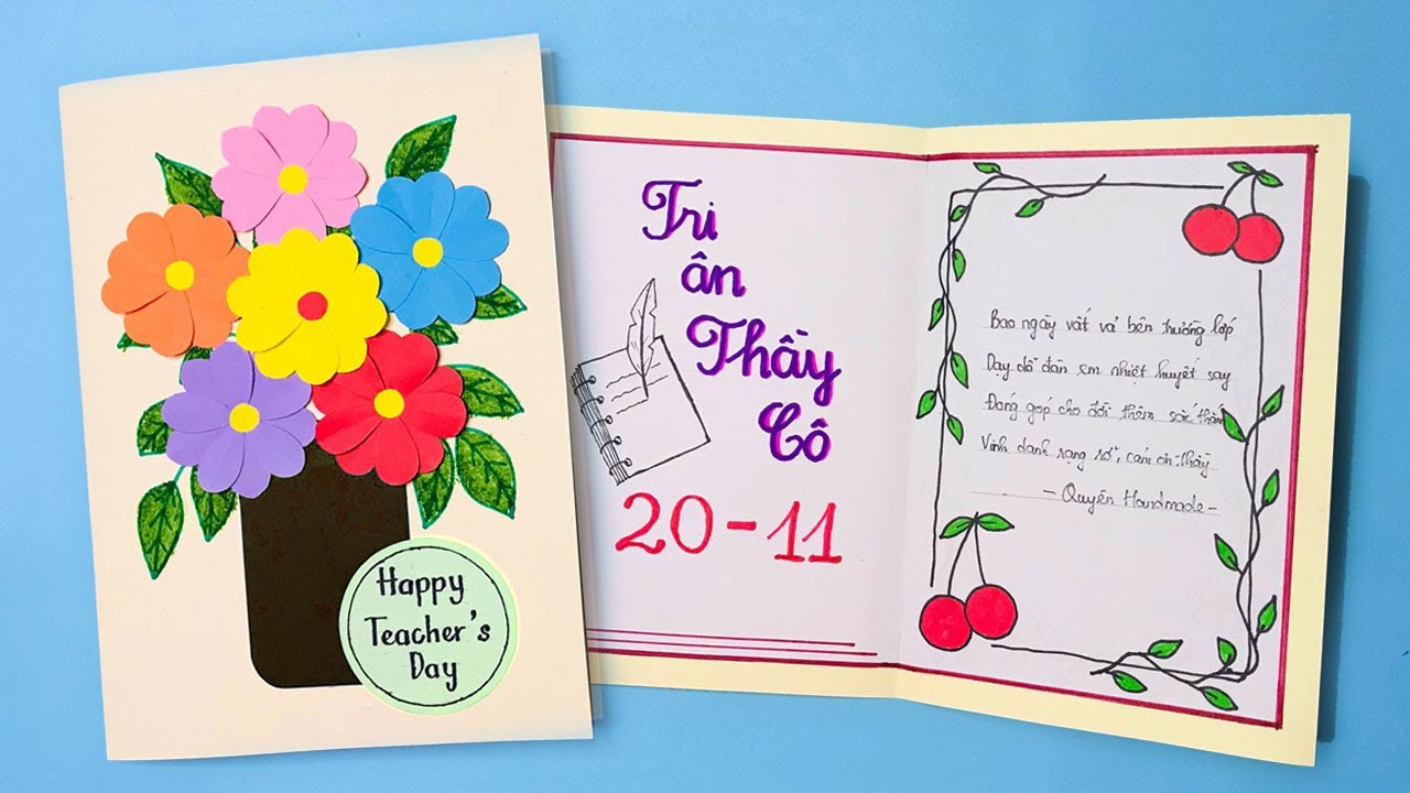 Cách Làm Thiệp 20/11