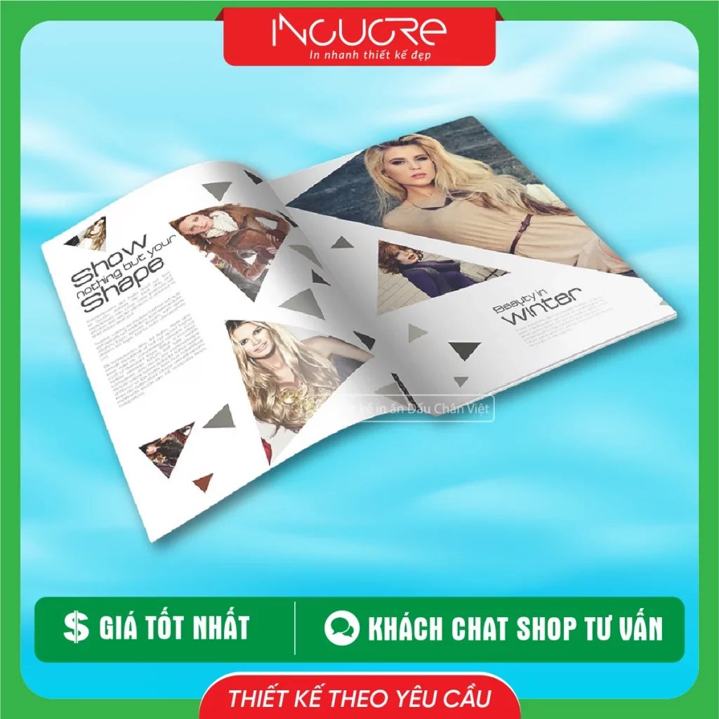Mẫu Thiết Kế In Ấn Profile Sản Phẩm Về Thời Trang Váy Công Sở