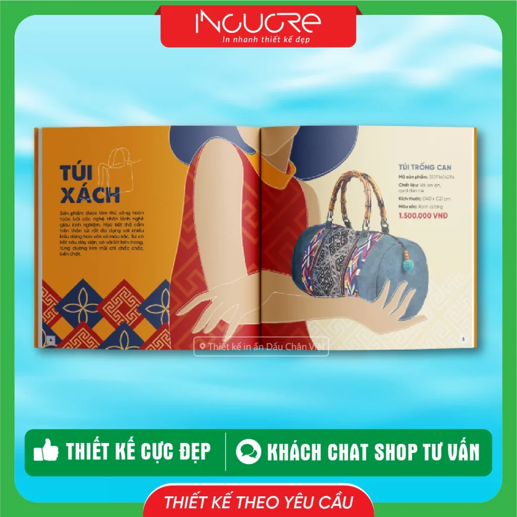 Mẫu Thiết Kế In Catalogue Sản Phẩm Túi Xách Làm Thủ Công