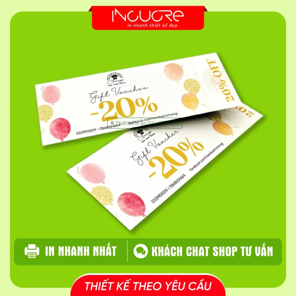 In phiếu giảm giá