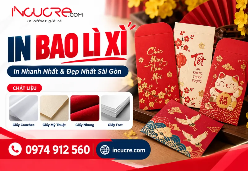 In Bao Lì Xì Giá Rẻ Phường Sài Gòn
