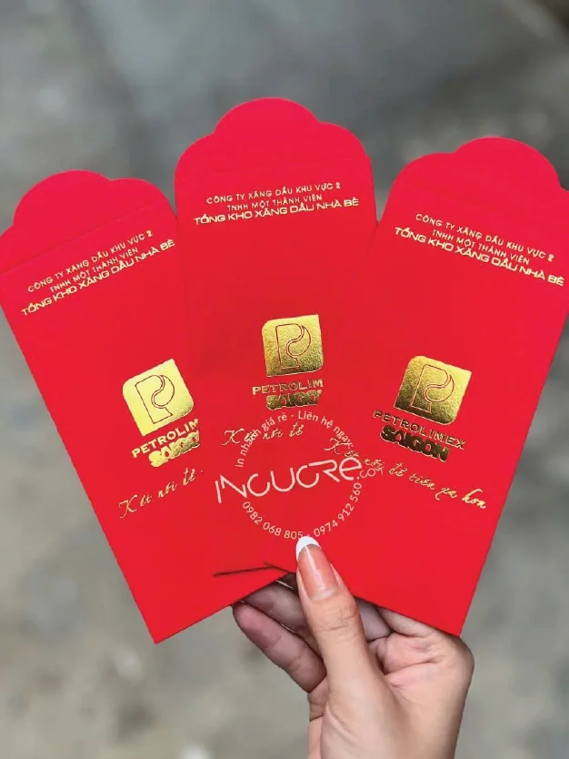 Mẫu In Bao Lì Xì Ép Kim Tại In Cực Rẻ