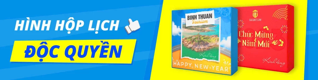 Mẫu Hộp Lịch In Độc Quyền Tại In Cực Rẻ