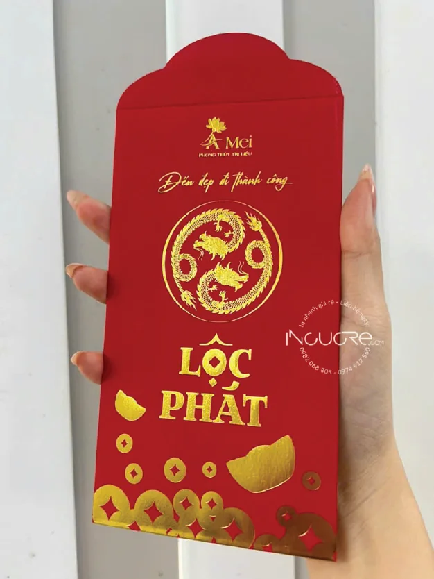 In Bao Lì Xì Dập Nổi