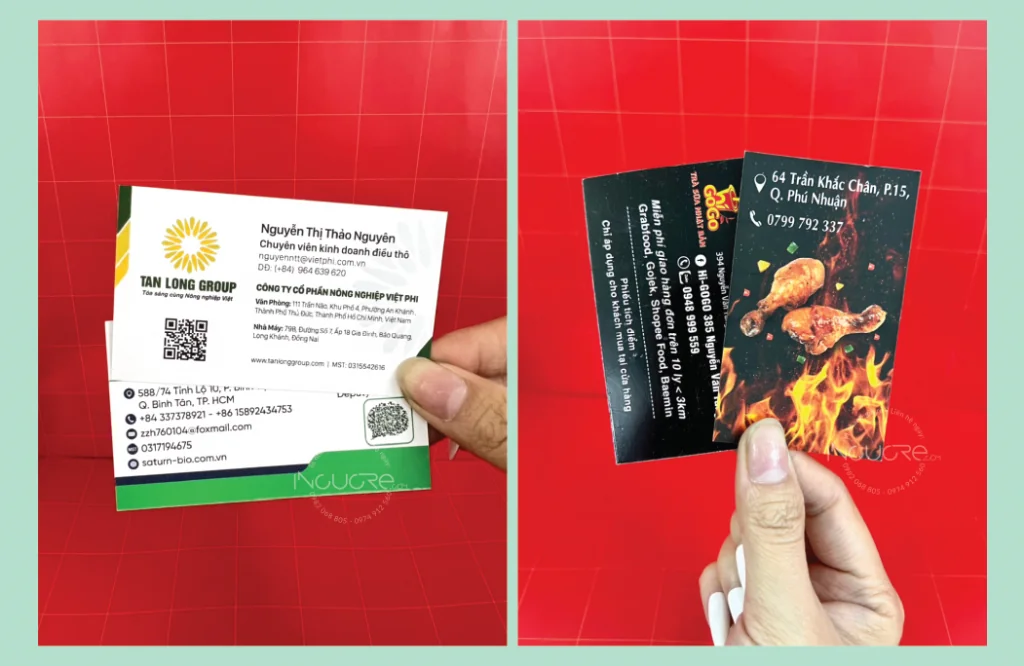 in name card lay ngay