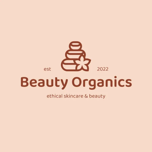 Logo Spa Xanh Tông Màu Nâu