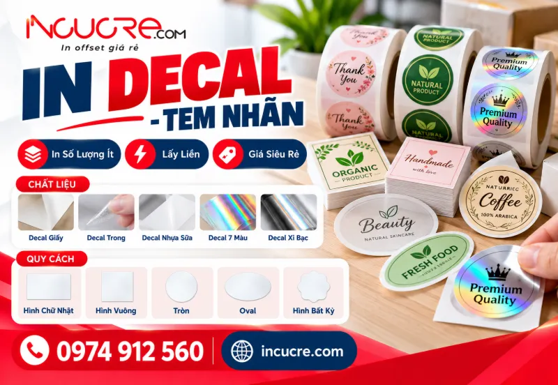 Banner quảng cáo in decal tem nhãn chuyên nghiệp
