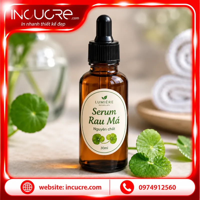 In Tem Dán Tinh Chất Rau Má Lumière Nổi Bật
