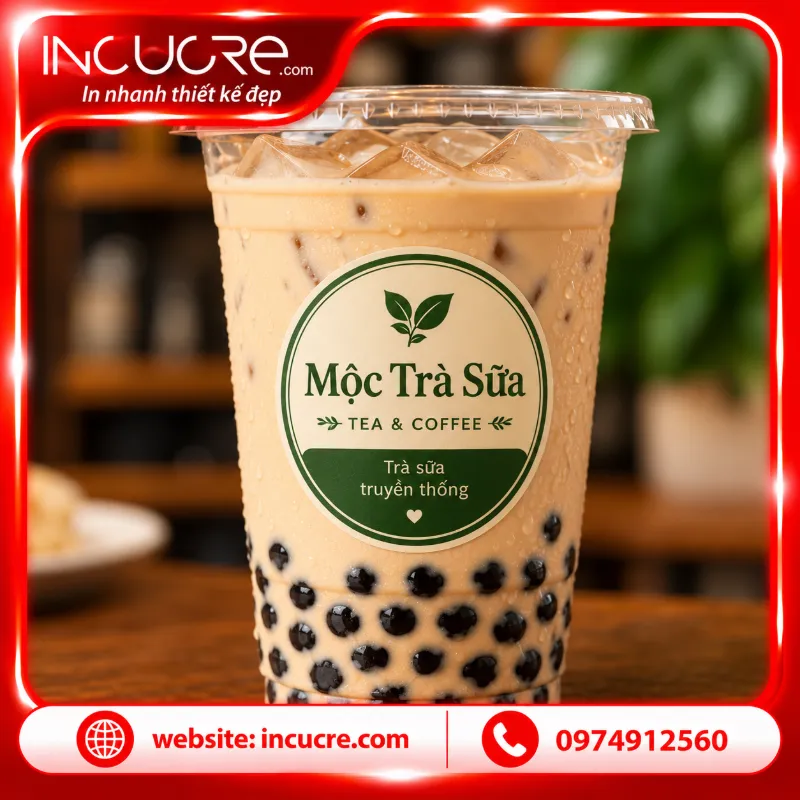 In tem Trà Sữa Mộc Trà