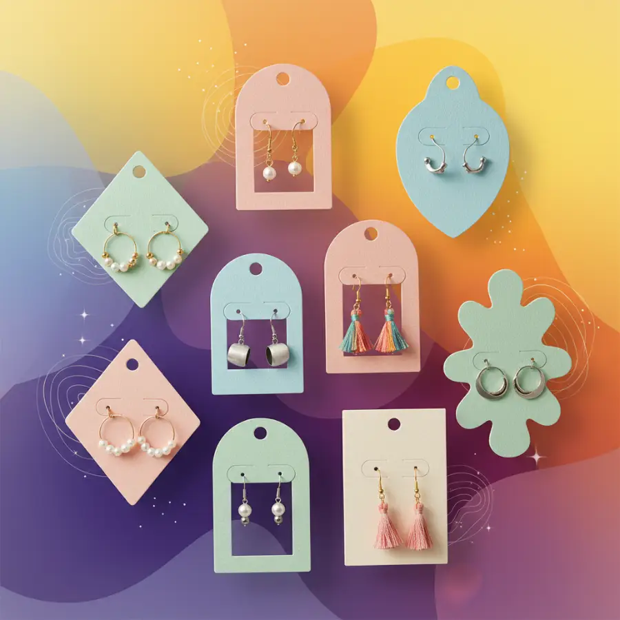 88+ Mẫu Tag Giấy Treo Bông Tai Phụ Kiện Đẹp Chất Lượng
