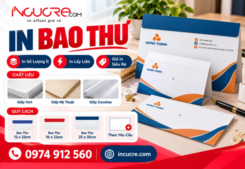 Quảng Cáo In Bao Thư Chuyên Nghiệp