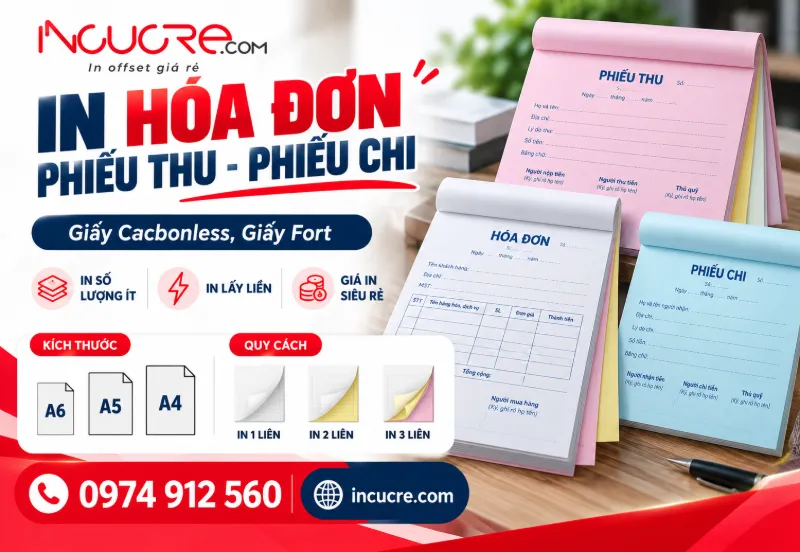 in hóa đơn phiếu thu phiếu chuyên nghiệp